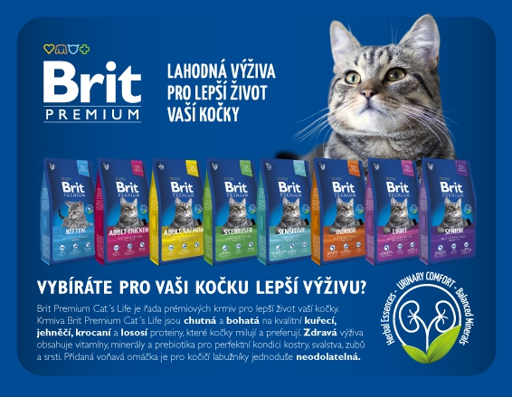 granule pro kočky - BRIT premium